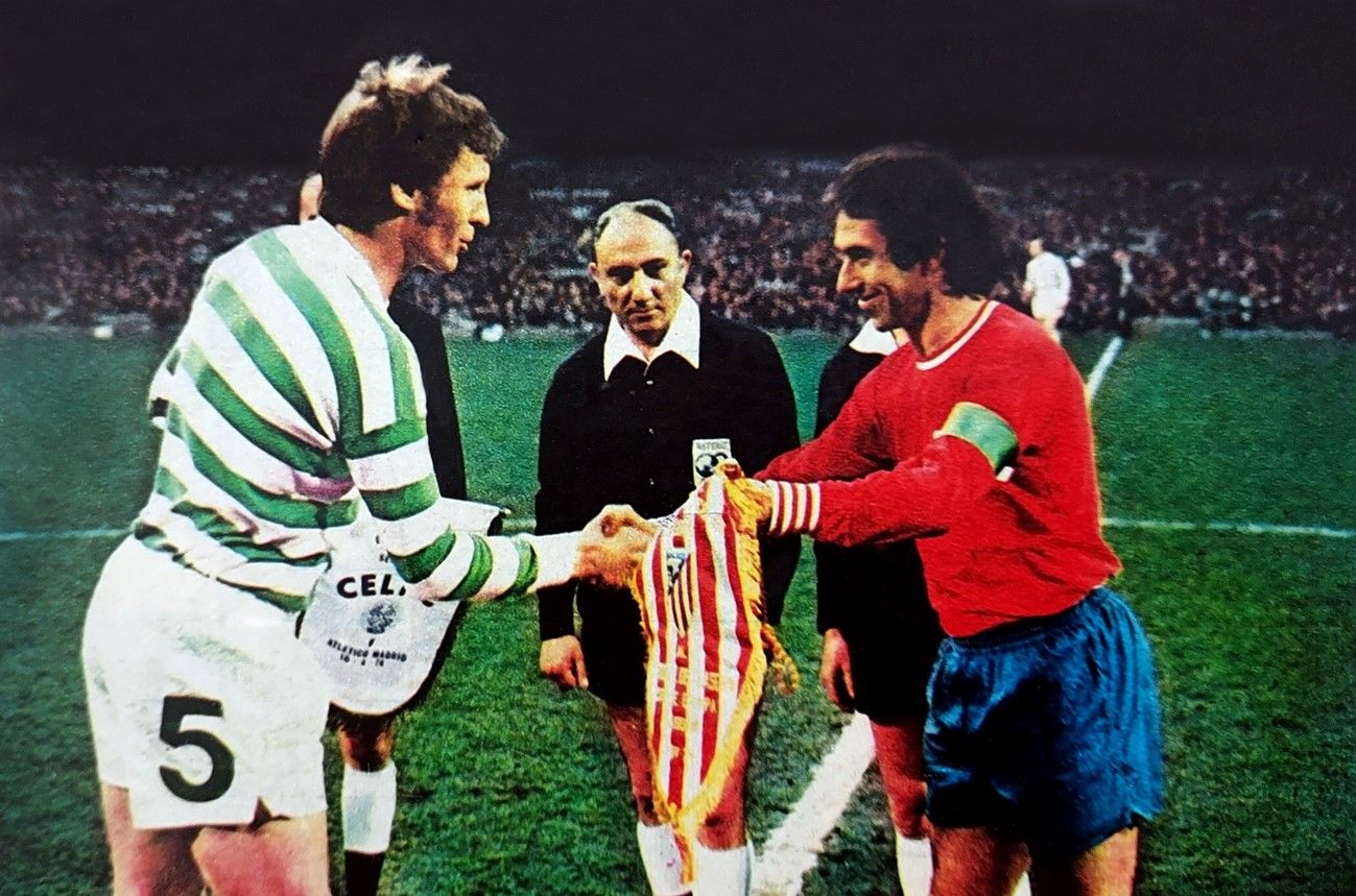  Imagen del Celtic-Atlético de Madrid de 1974.