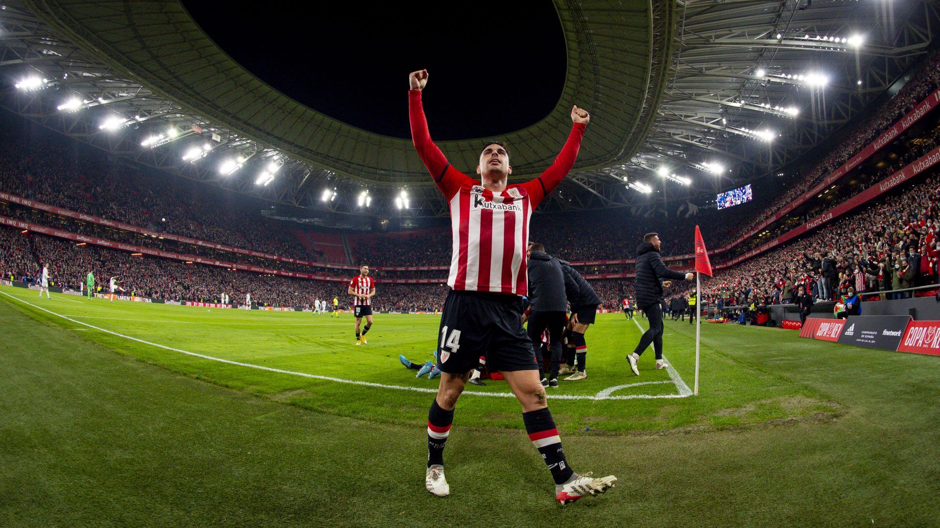  Dani García, exultante en Copa ante el Real Madrid.