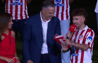  Dani Fernández presenta el fichaje de Thiago Almada (Atlético de Madrid)