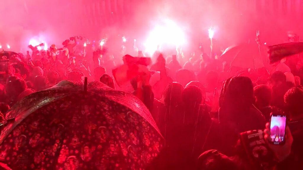 El ambiente de San Mamés para las semis de Copa del Rey