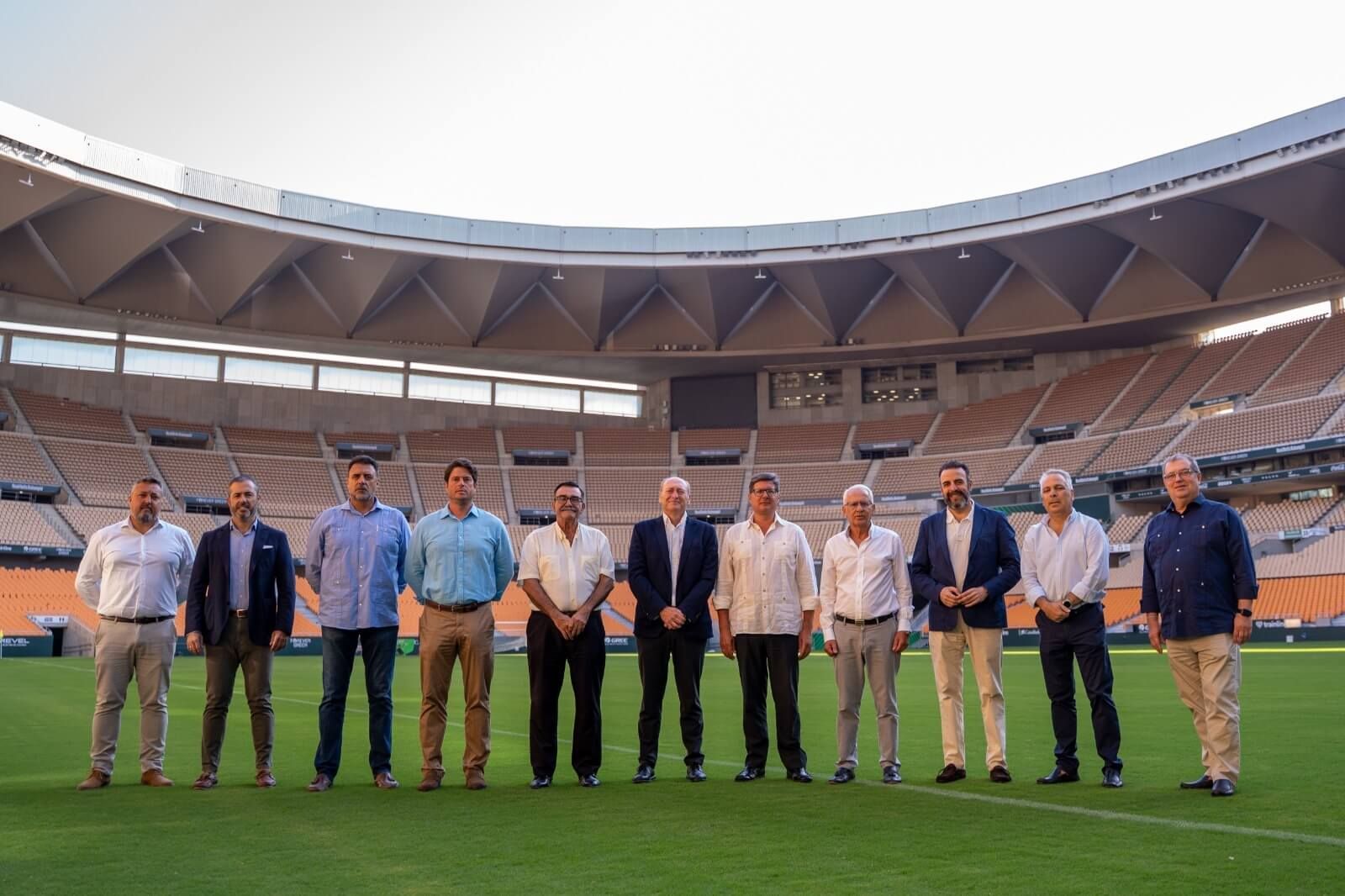 El Estadio de La Cartuja ya está listo para acoger al Betis.
