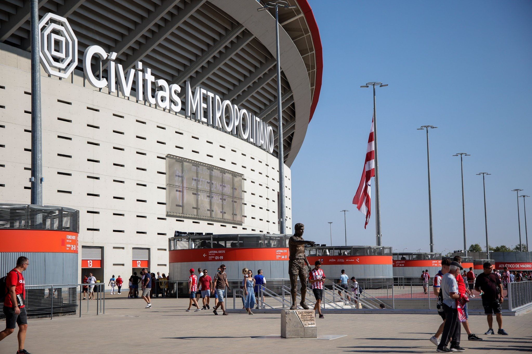 Estadio Metropolitano del Atlético de Madrid.