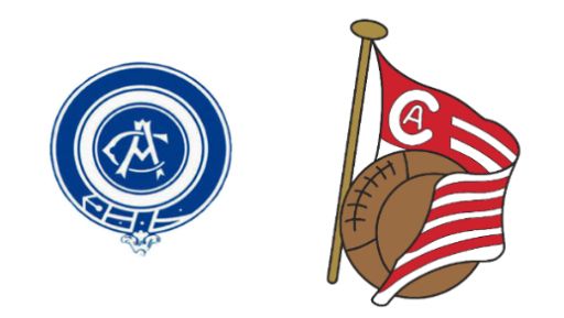  Los primeros escudos del Atlético de Madrid que compartió con el Athletic Club de BIlbao (1903 y 1911).