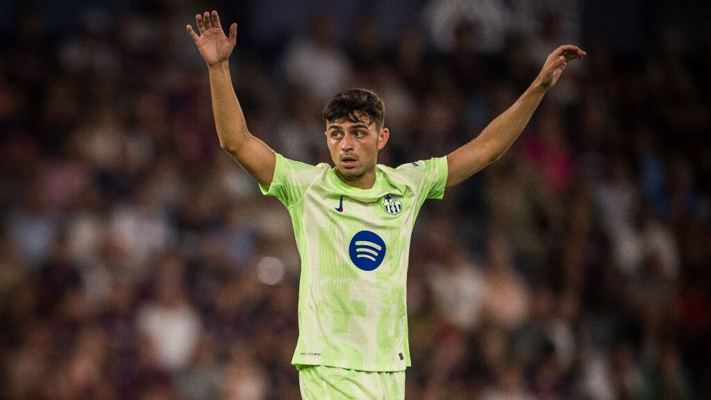 Pedri, en el partido ante el Levante (FCB)