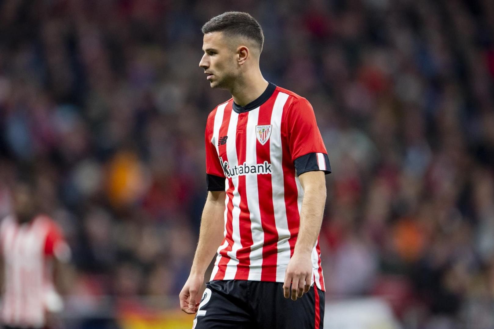  Gorka Guruzeta, ante el Atlético en el Metropolitano.
