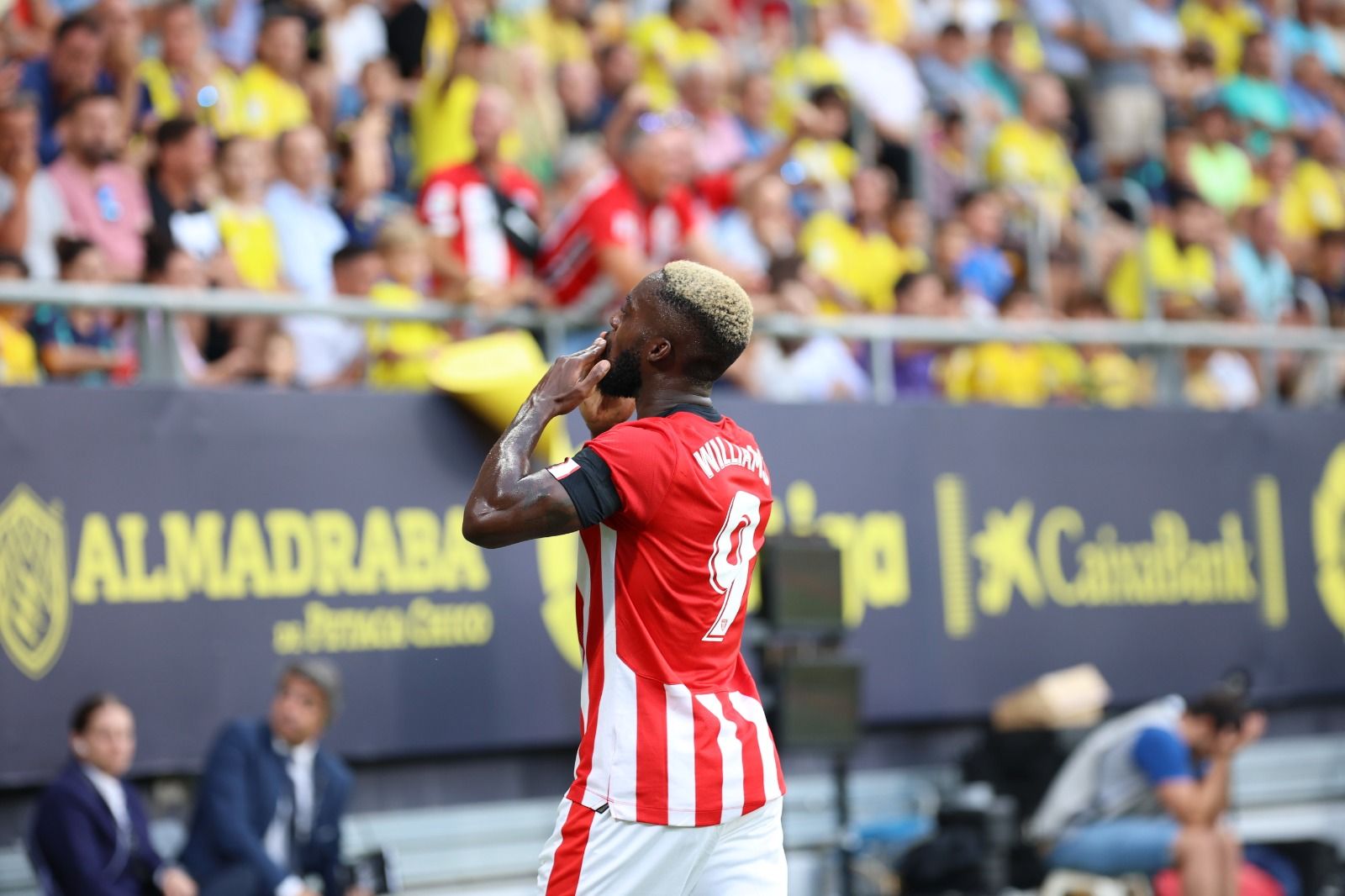 Iñaki ante el Cádiz en el Nuevo Mirandilla..