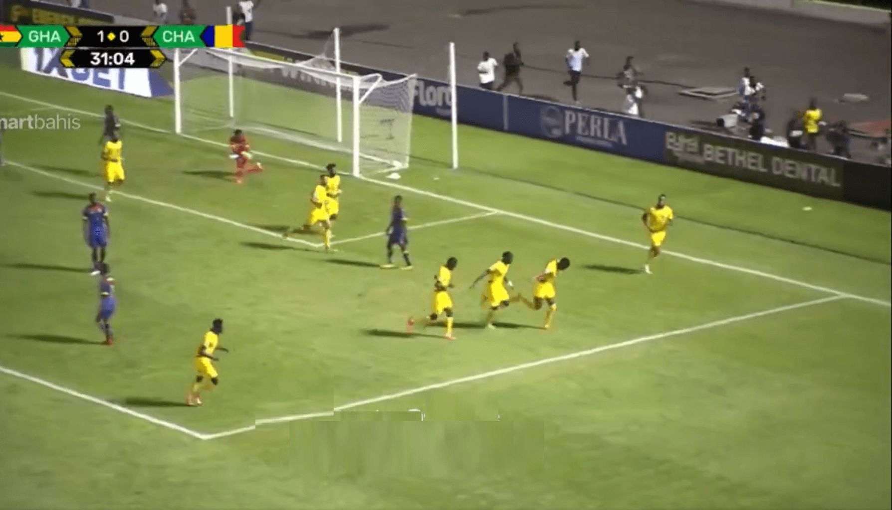  Iñaki Williams celebra su gol con Ghana.