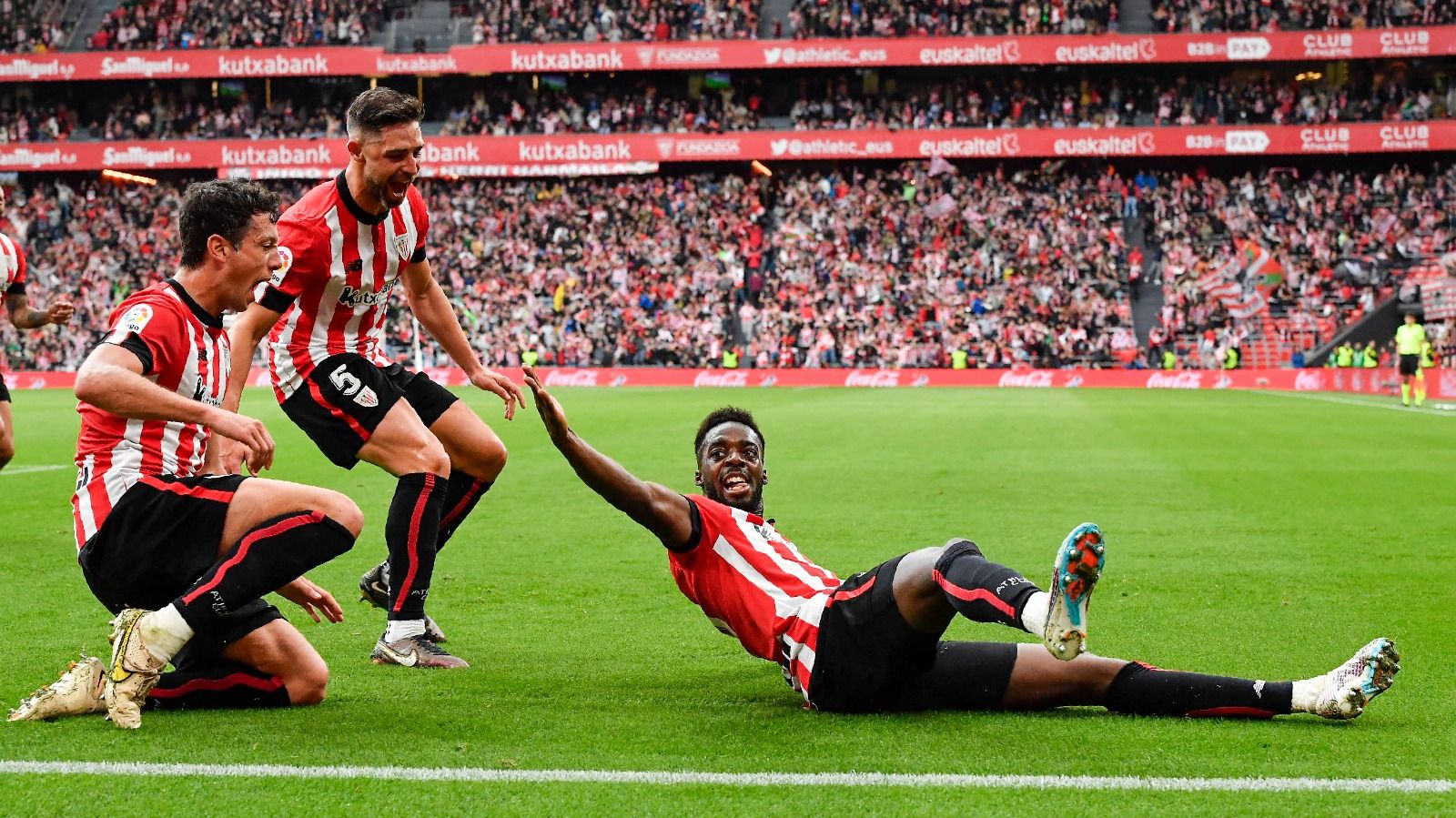  Gol de Iñaki Williams en el reciente derbi ante la Real Sociedad vencido por 2-0 en San Mamés.
