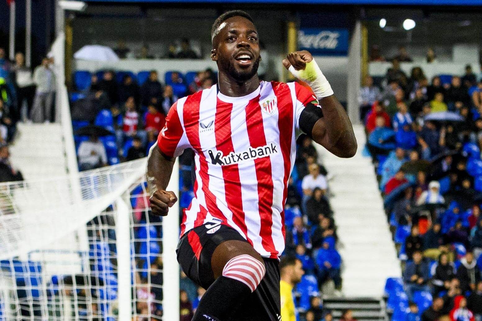 Gol de Iñaki Williams ante el Leganés en Butarque.