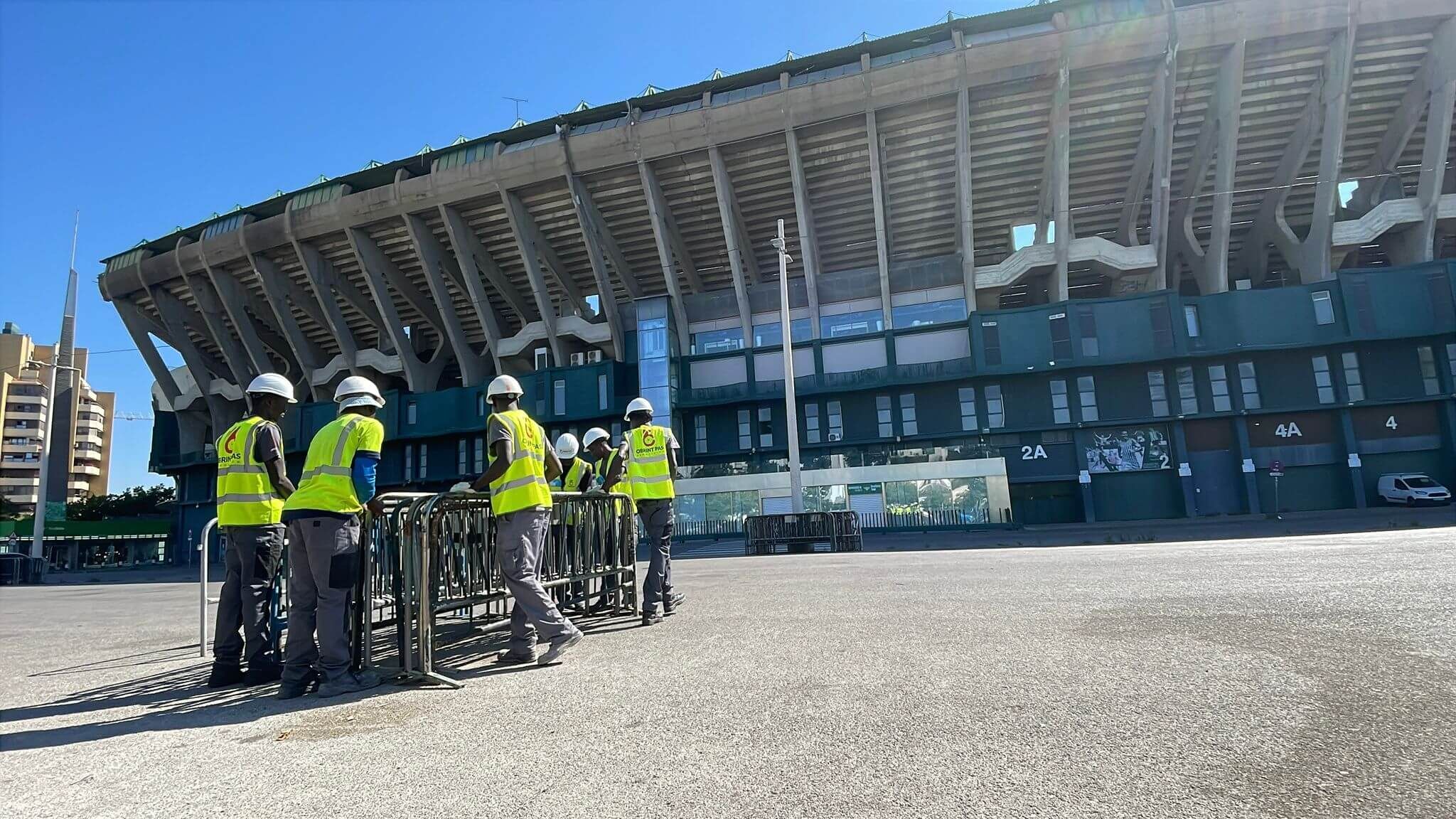 El Benito Villamarín empieza a prepararse para el inicio de las obras.