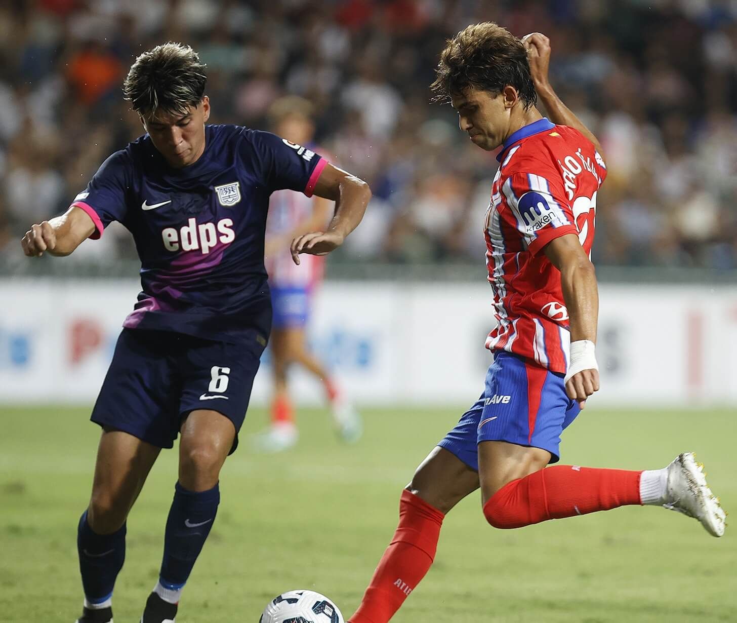  Joao Félix, en el amistoso del Atlético ante el Kitchee en pretemporada.