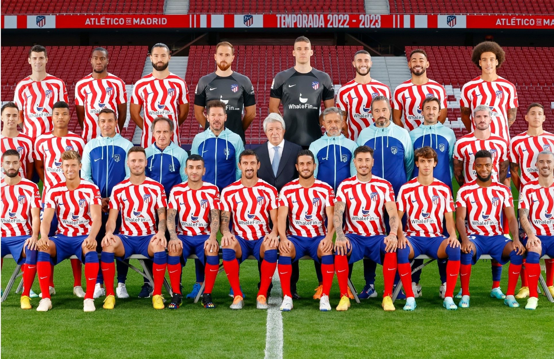  La foto oficial del Atlético de Madrid 2022/2023.