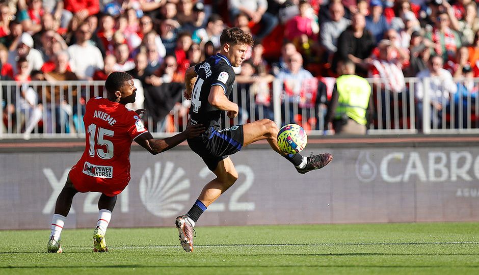 Marcos Llorente, durante el duelo ante el Almería.
