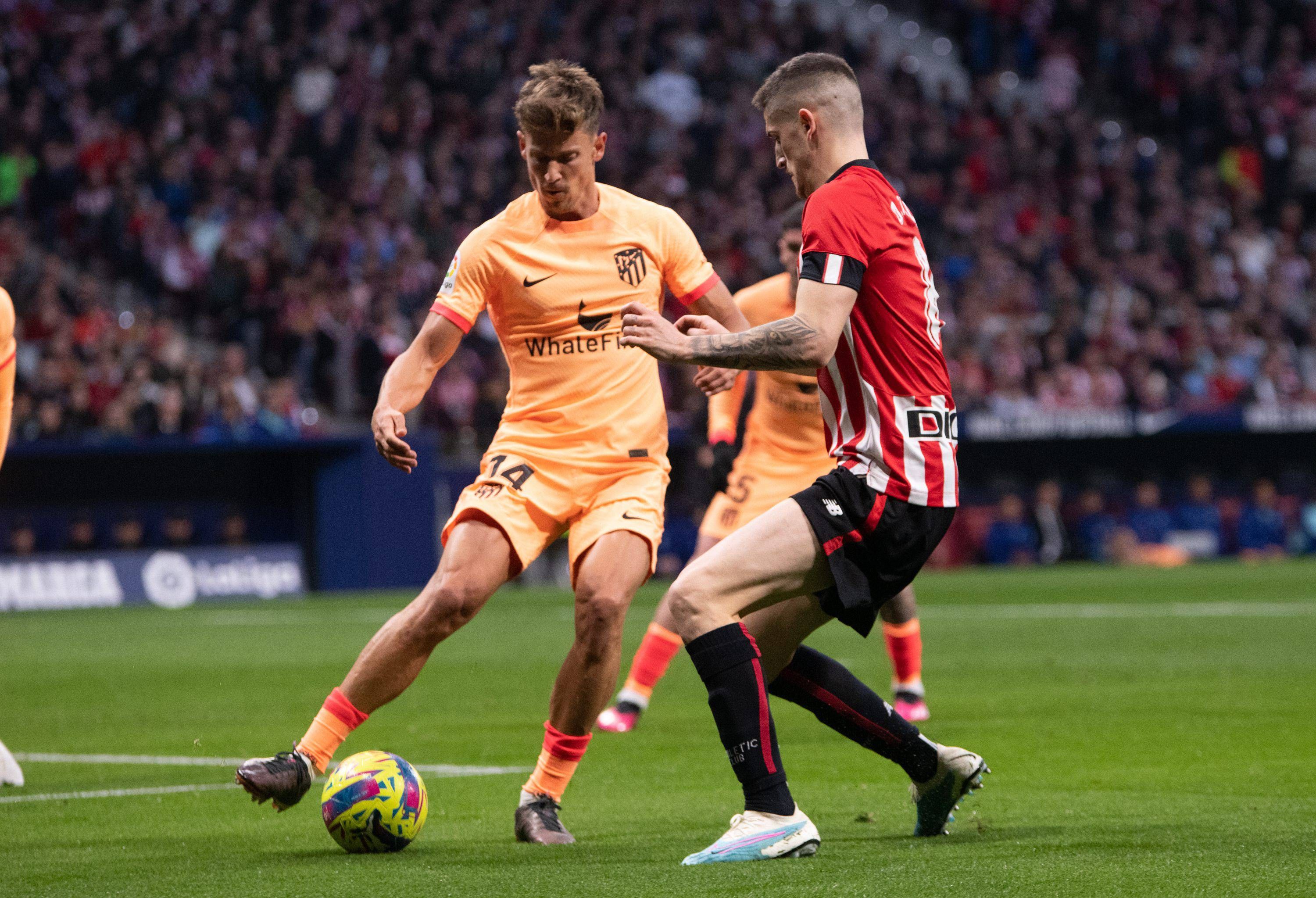  Marcos Llorente, en el Atlético de Madrid-Athletic.