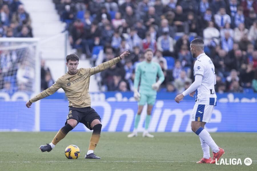 Martin Zubimendi, una de las bajas (junto a Ander Barrenetxea) ante el Dinamo Kiev.
