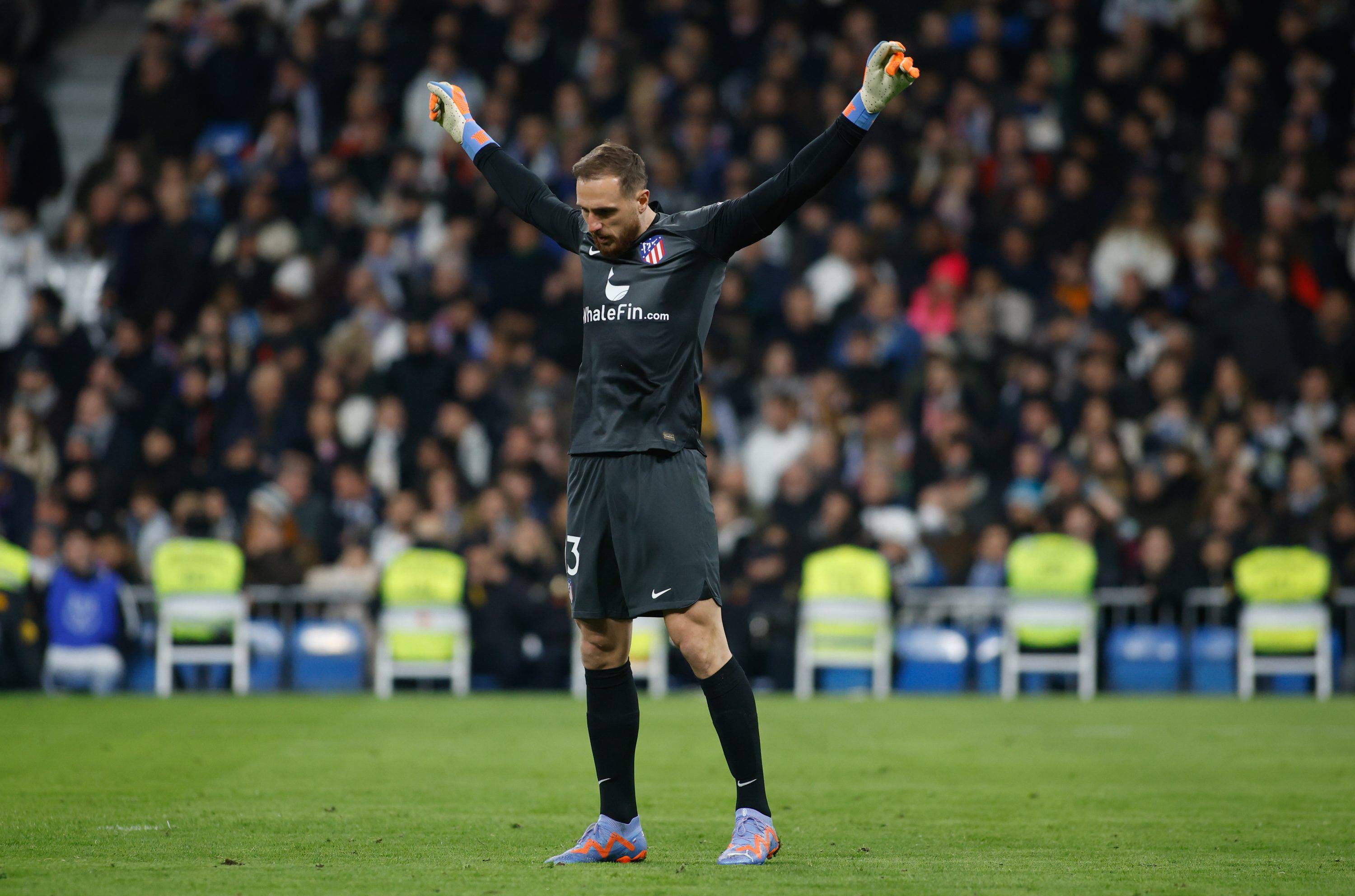  Oblak, en el Santiago Bernabéu.