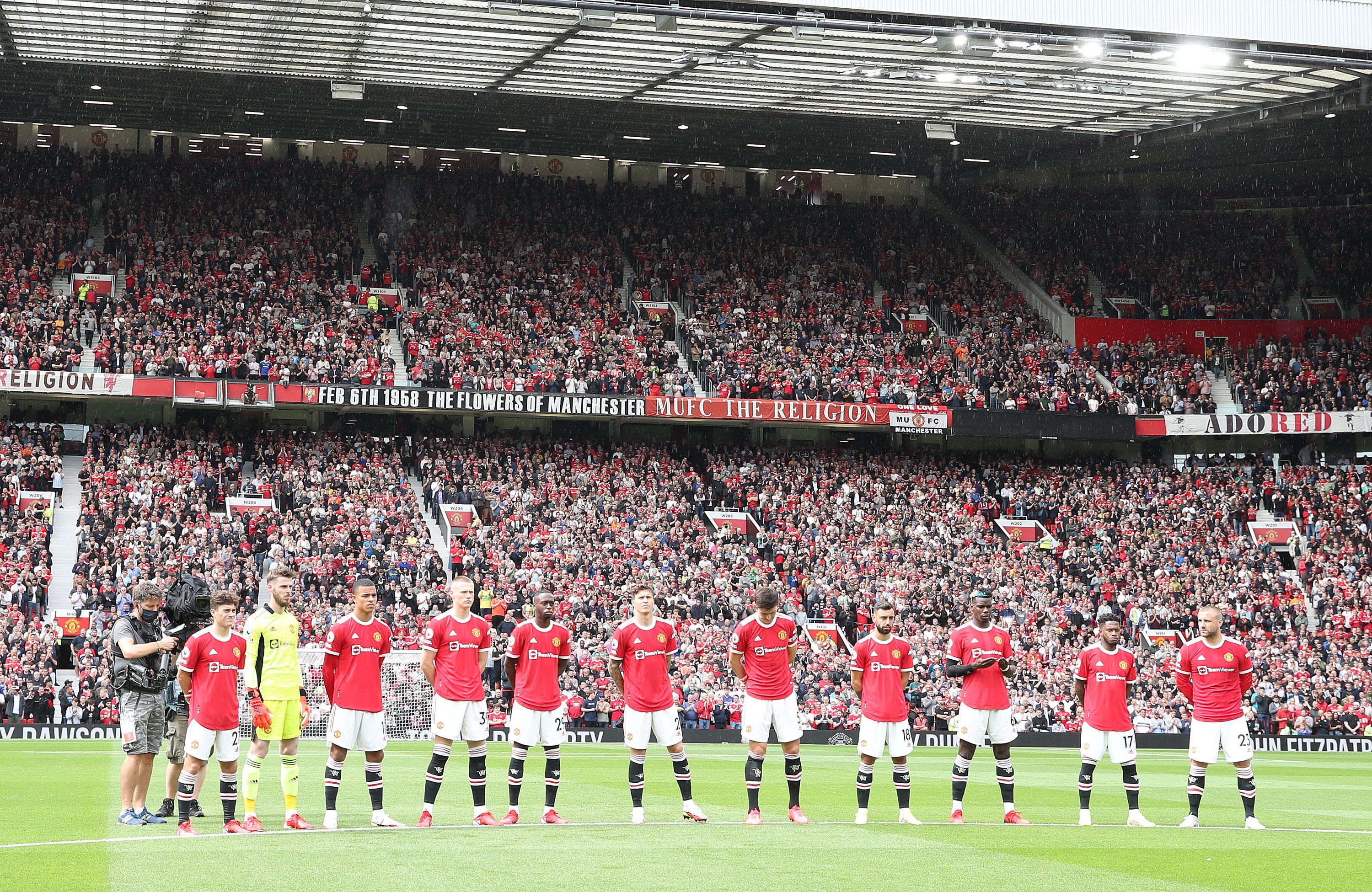  Un once tiempo atrás del Manchester United en Old Trafford.