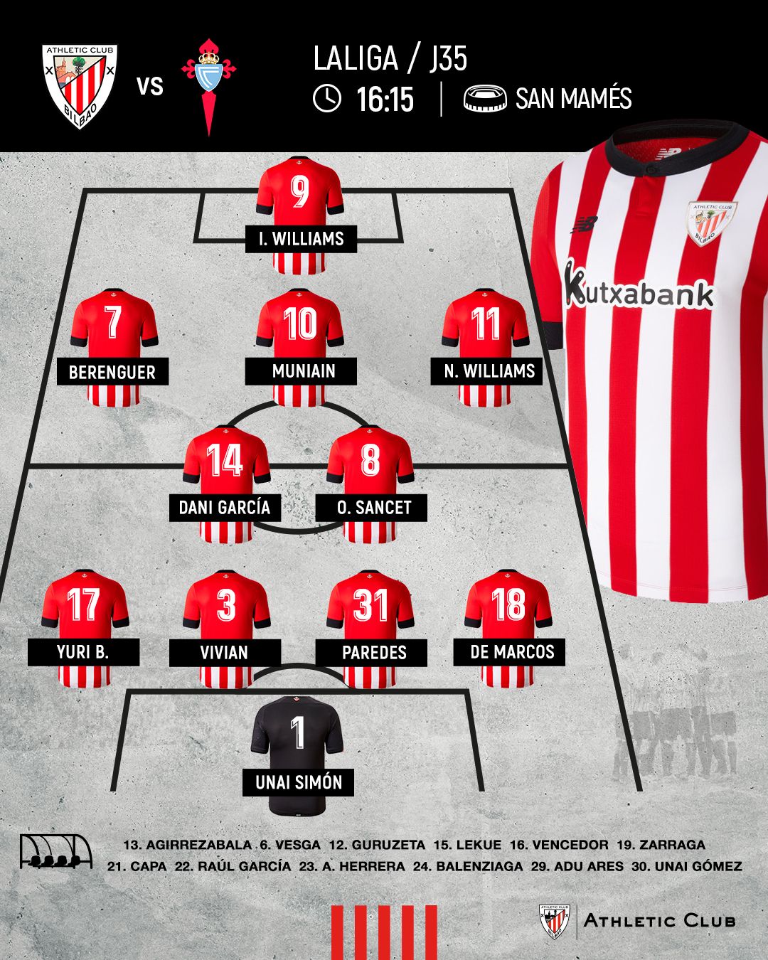  Este es el once que saca Ernesto Valverde ante el Villarreal en La Cerámica.