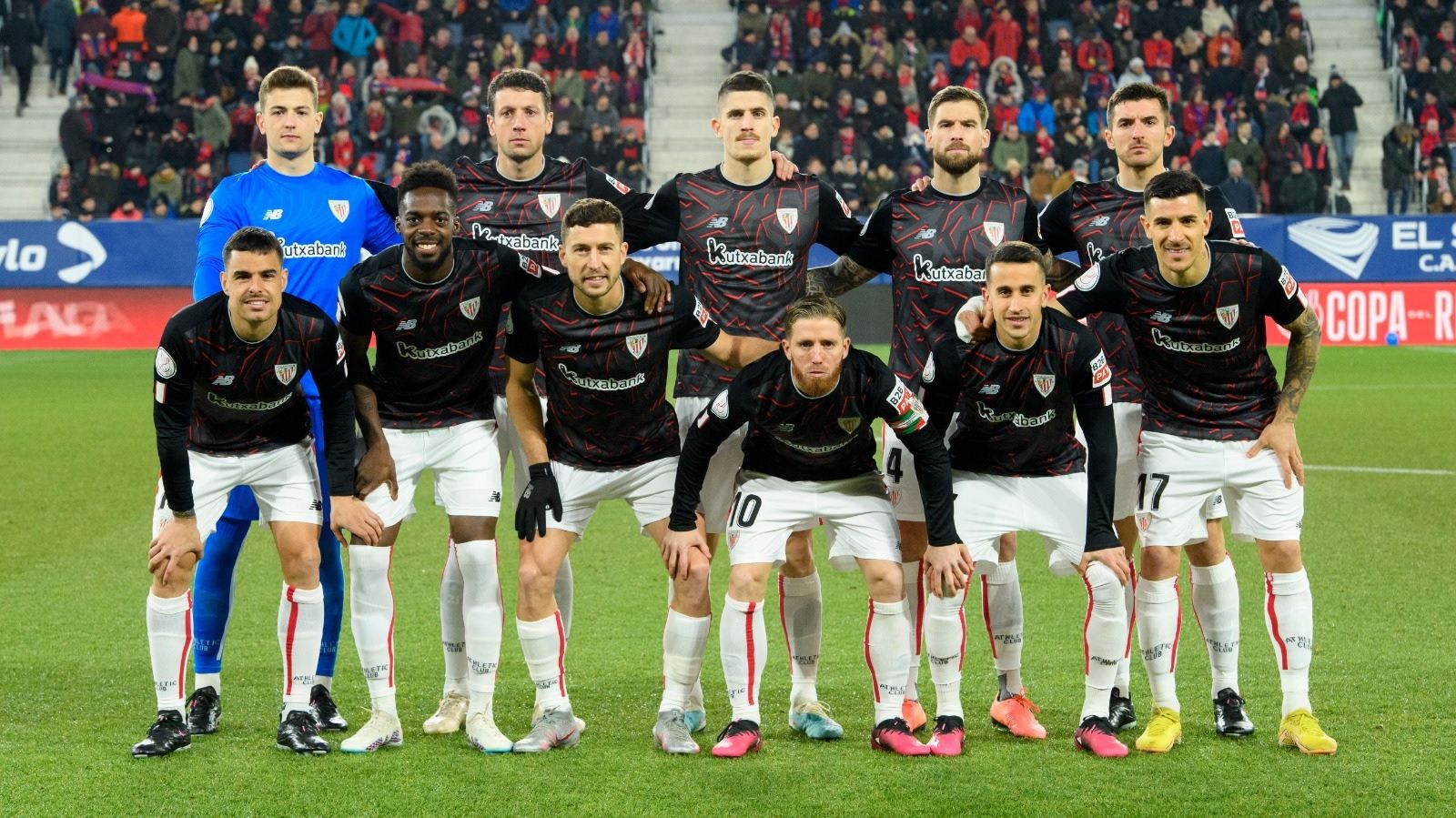  El once que sacaba Valverde en El Sadar ante Osasuna en Copa.