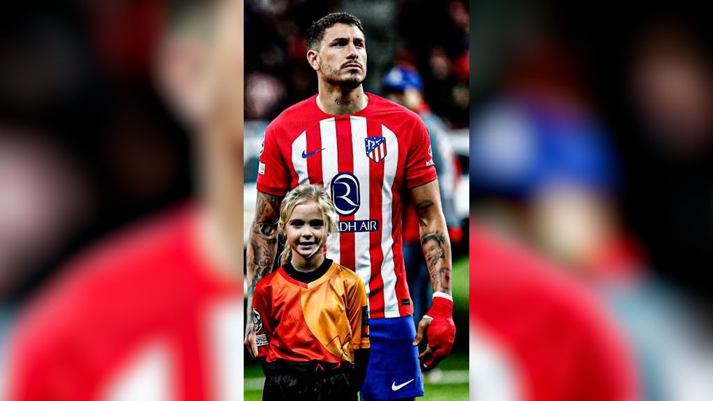 Giménez, antes del partido contra la Lazio.