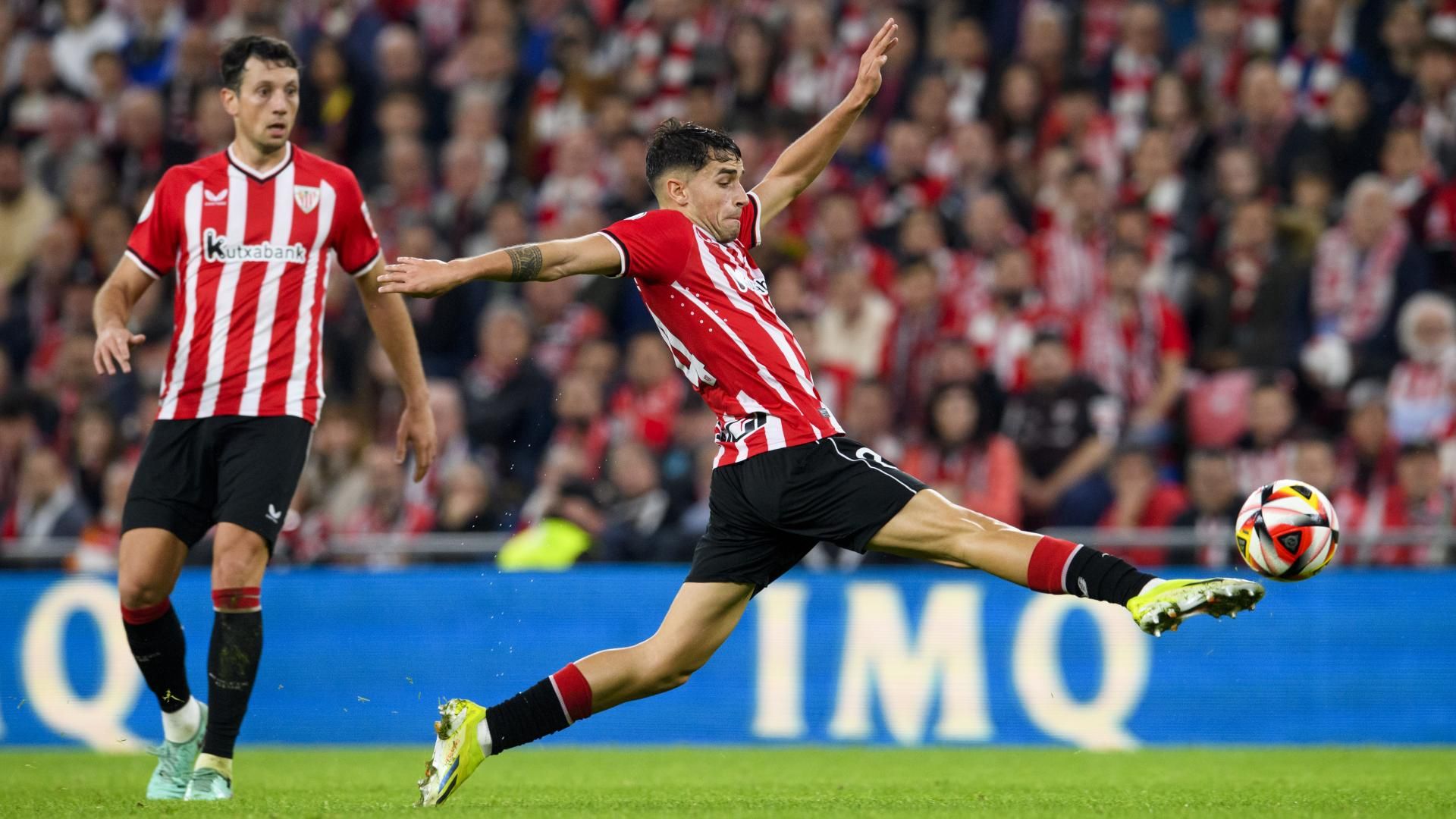  Extensión de Beñat Prados ante el Barça, en el partido de Copa ganado en San Mamés.