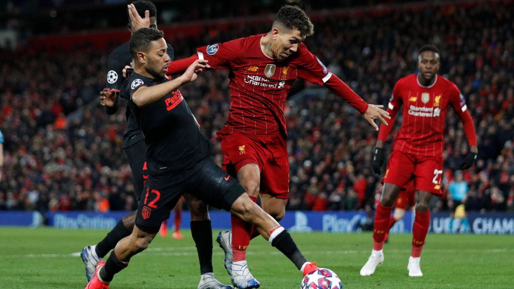  Roberto Firmino en el partido ante el Atlético de Madrid. (Fuente: Cordon Press)