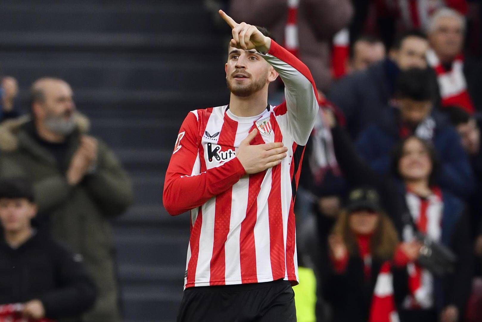  Hat-Trick de Oihan Sancet ante el Girona en San Mamés.