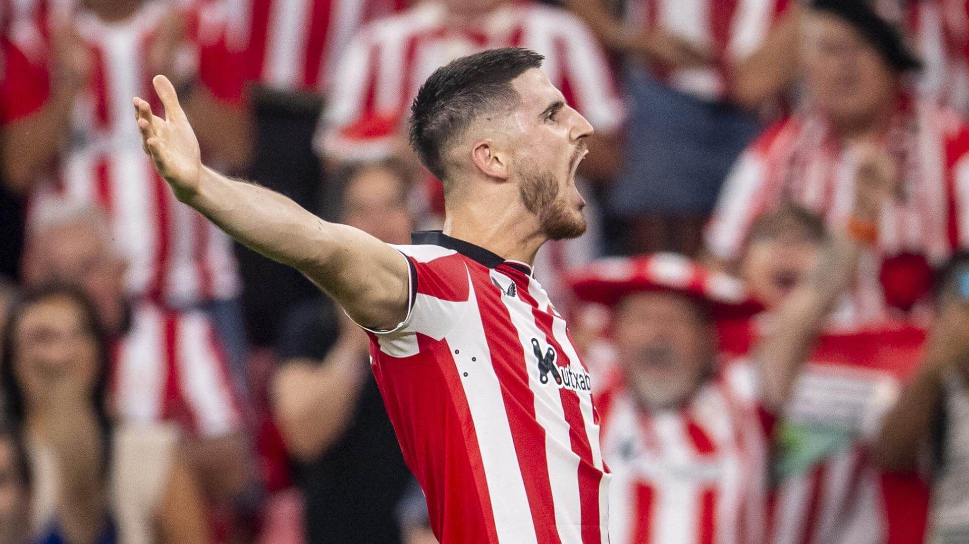  Gol de Oihan Sancet ante el Rayo en San Mamés.