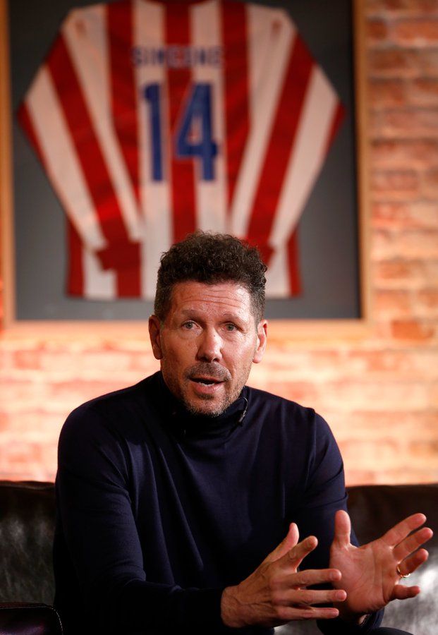  Simeone, en su homenaje.