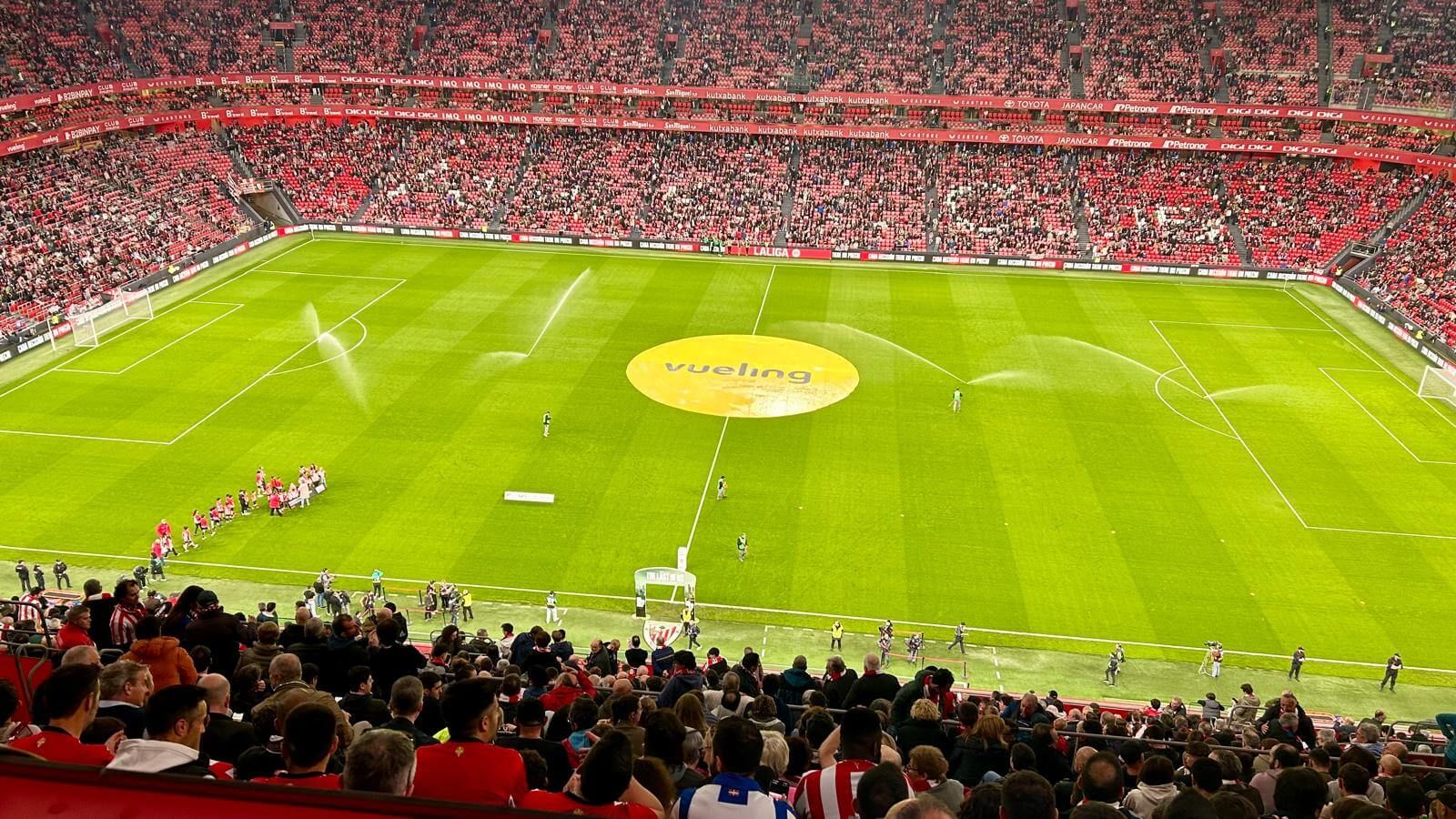  San Mamés listo para acoger el Athletic Club - Rayo Vallecano.