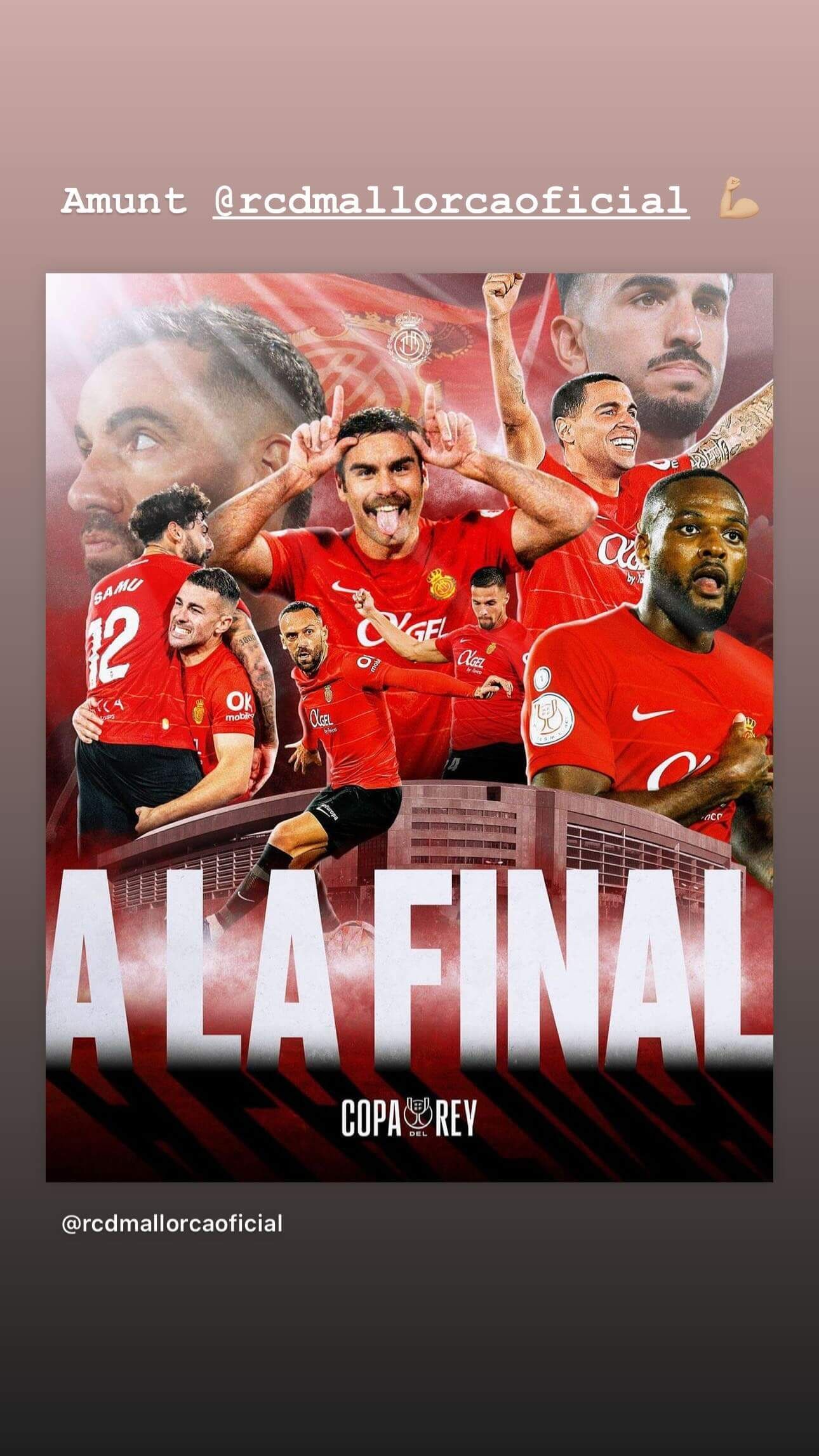 La felicitación de Aduriz.