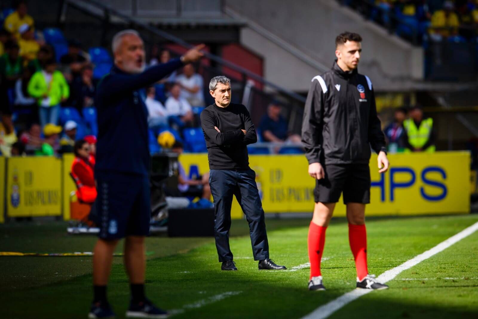  Pimienta y Ernesto Valverde, en el choque ante la UD Las Palmas.