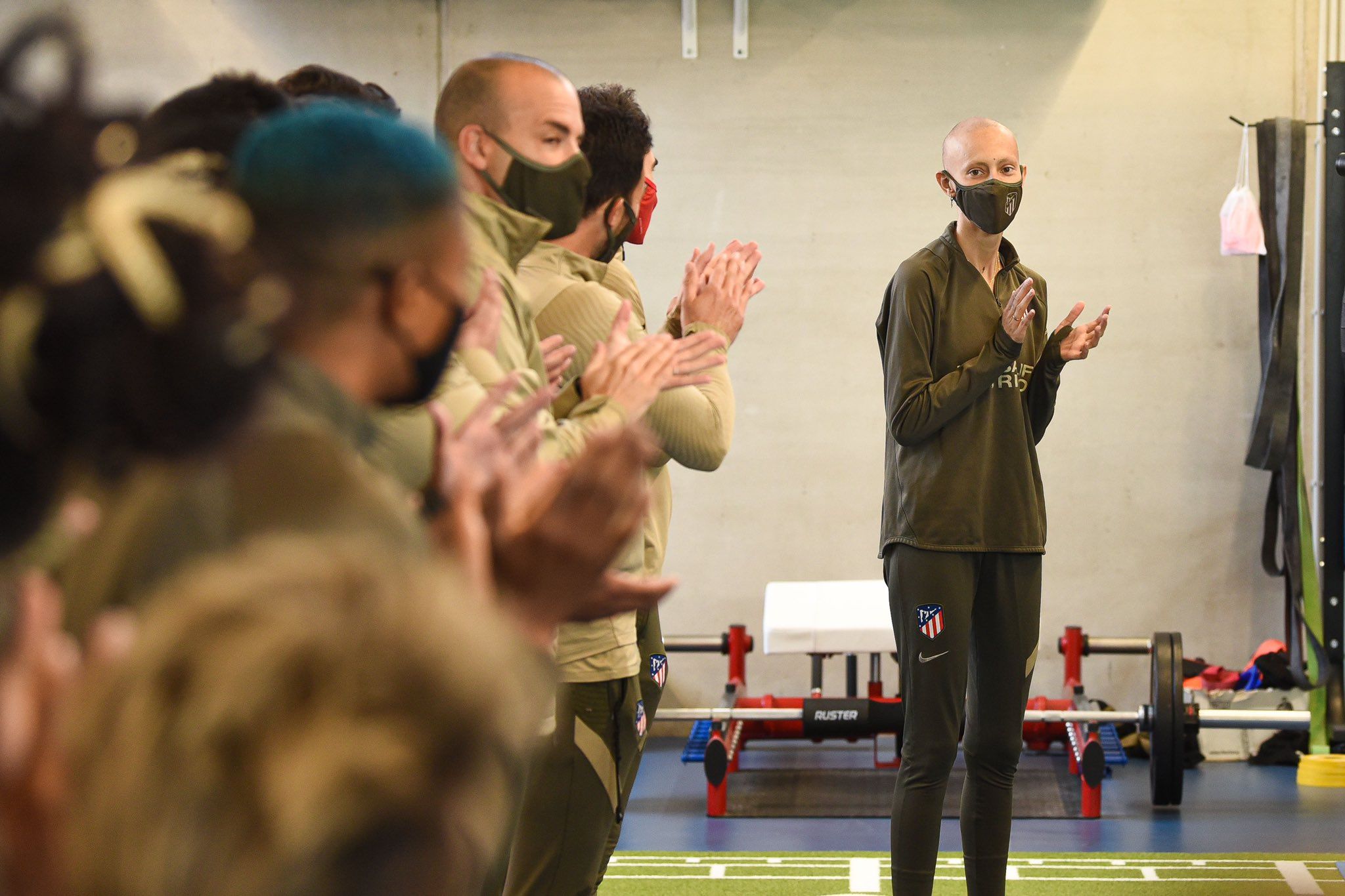  Virginia Torrecilla, en su vuelta a los entrenamientos.