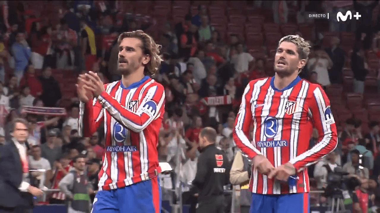  Griezmann y De Paul, con los ultras (Movistar +)