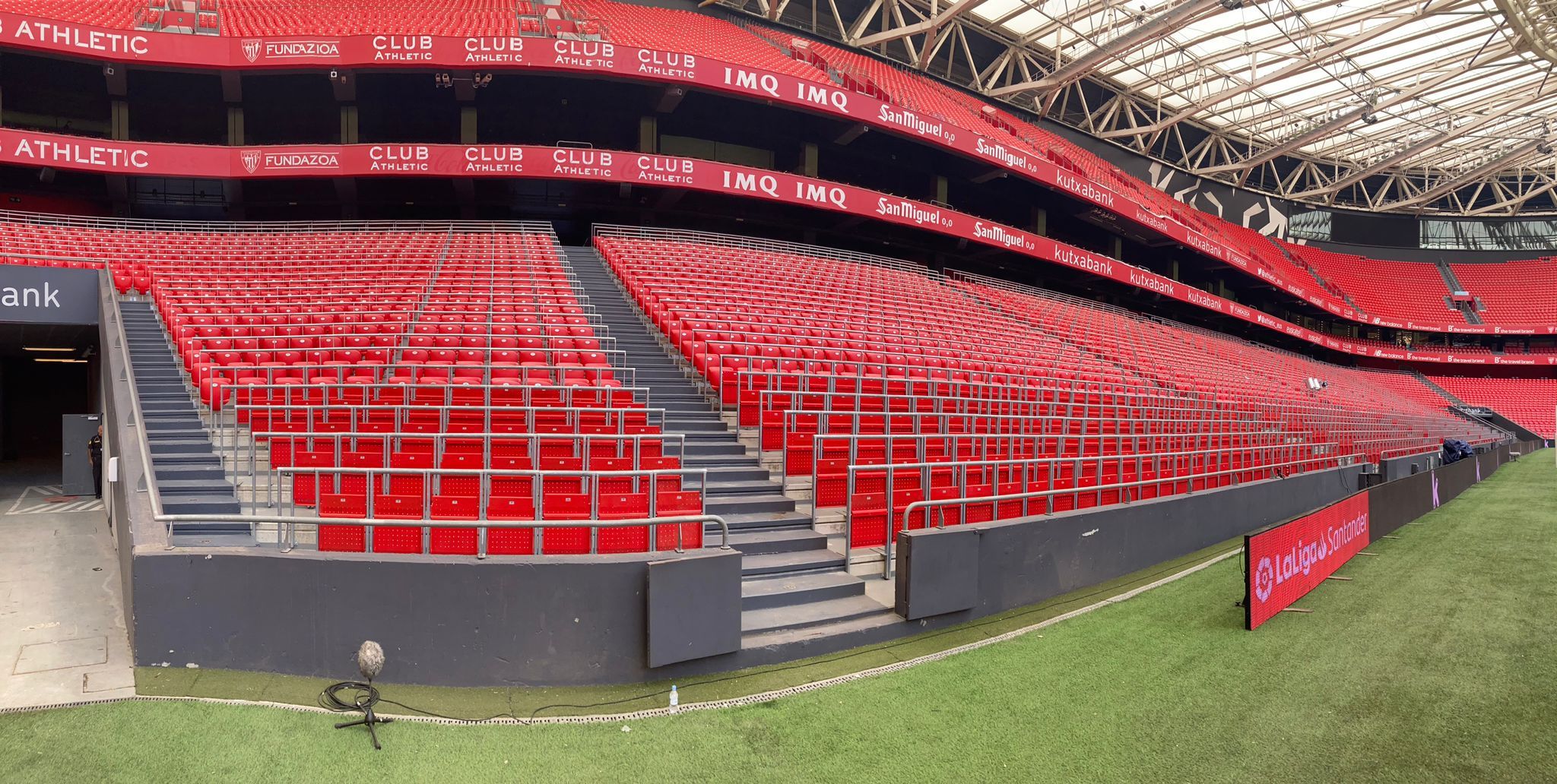 La nueva grada de animación de San Mamés