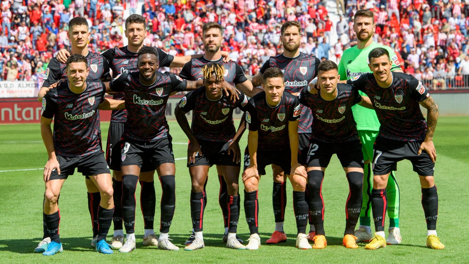  Once titular del Athletic en su partido en Almería.