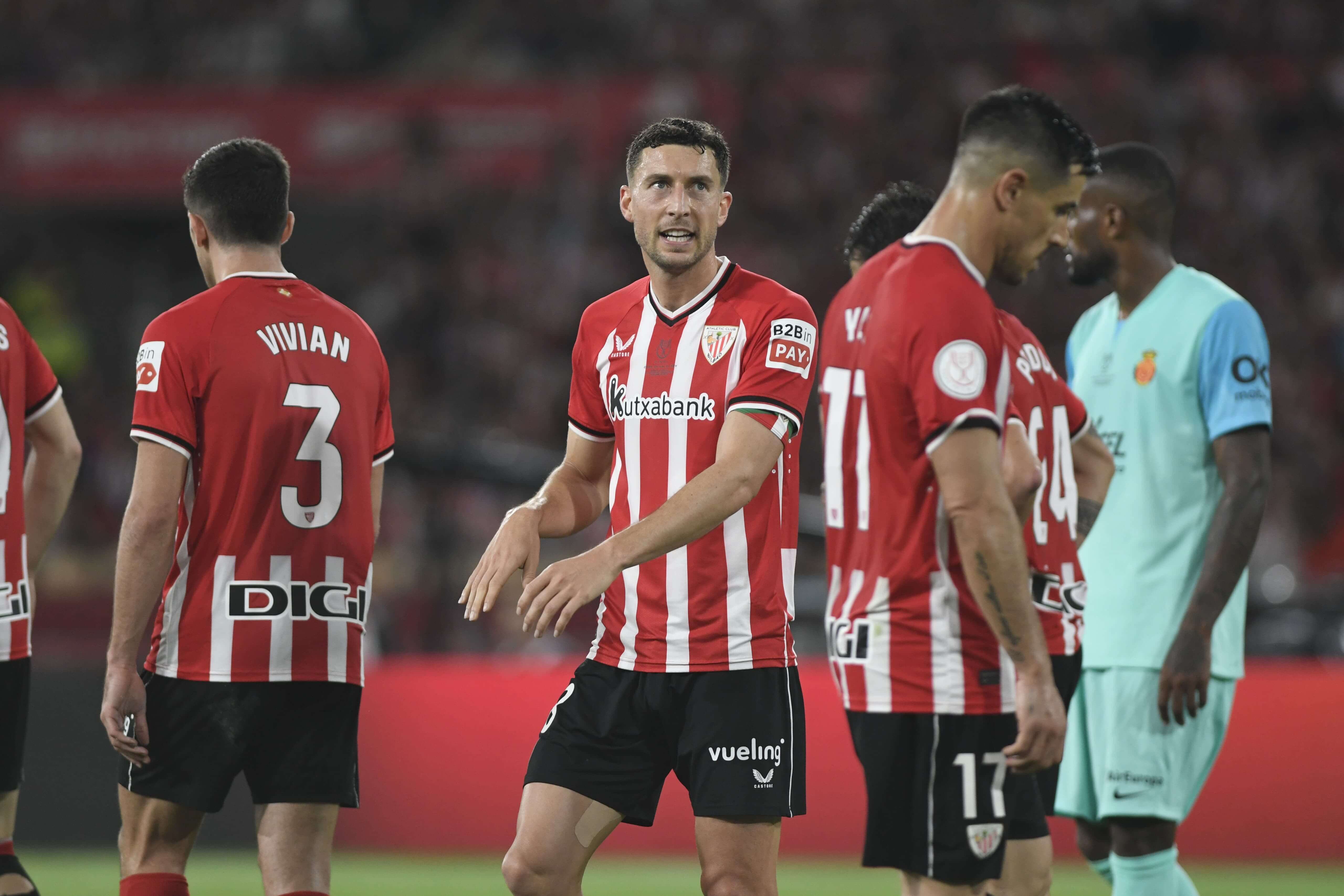  Jugadores del Athletic en la final de Copa del Rey.