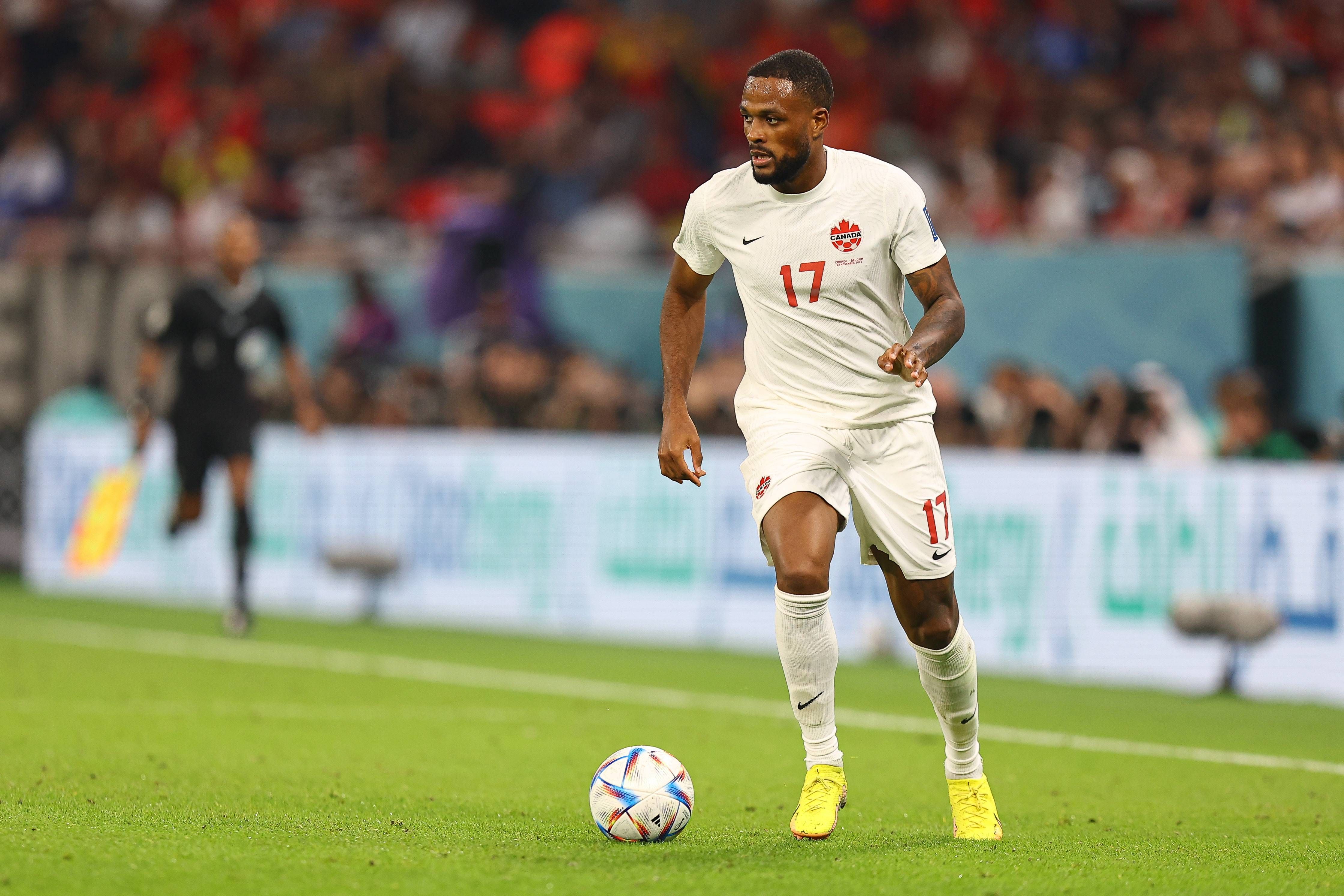  Cyle Larin, con Canadá (foto: CordonPress).
