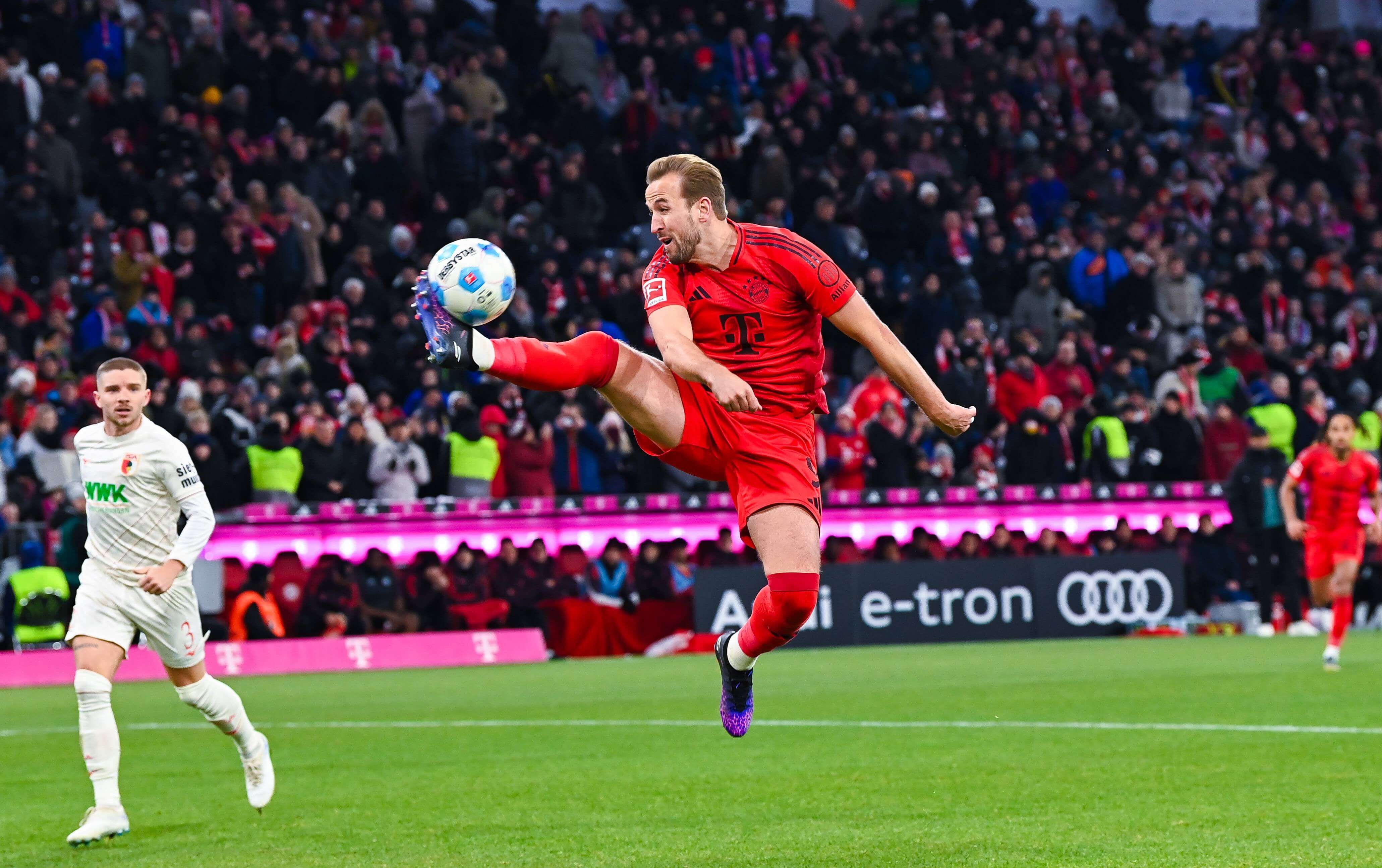  Harry Kane, en el Bayern-Augsburgo.