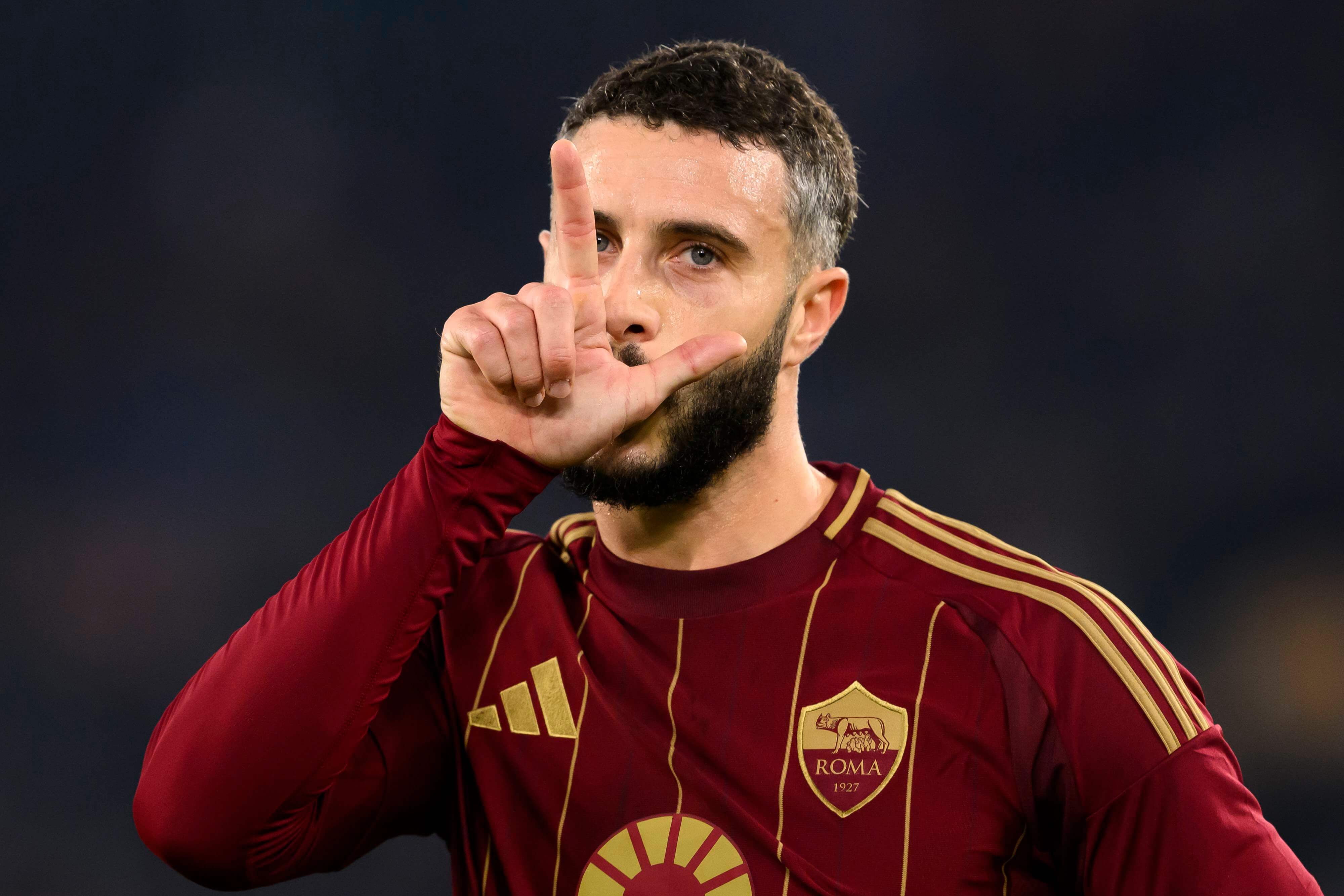  Mario Hermoso, con la Roma.