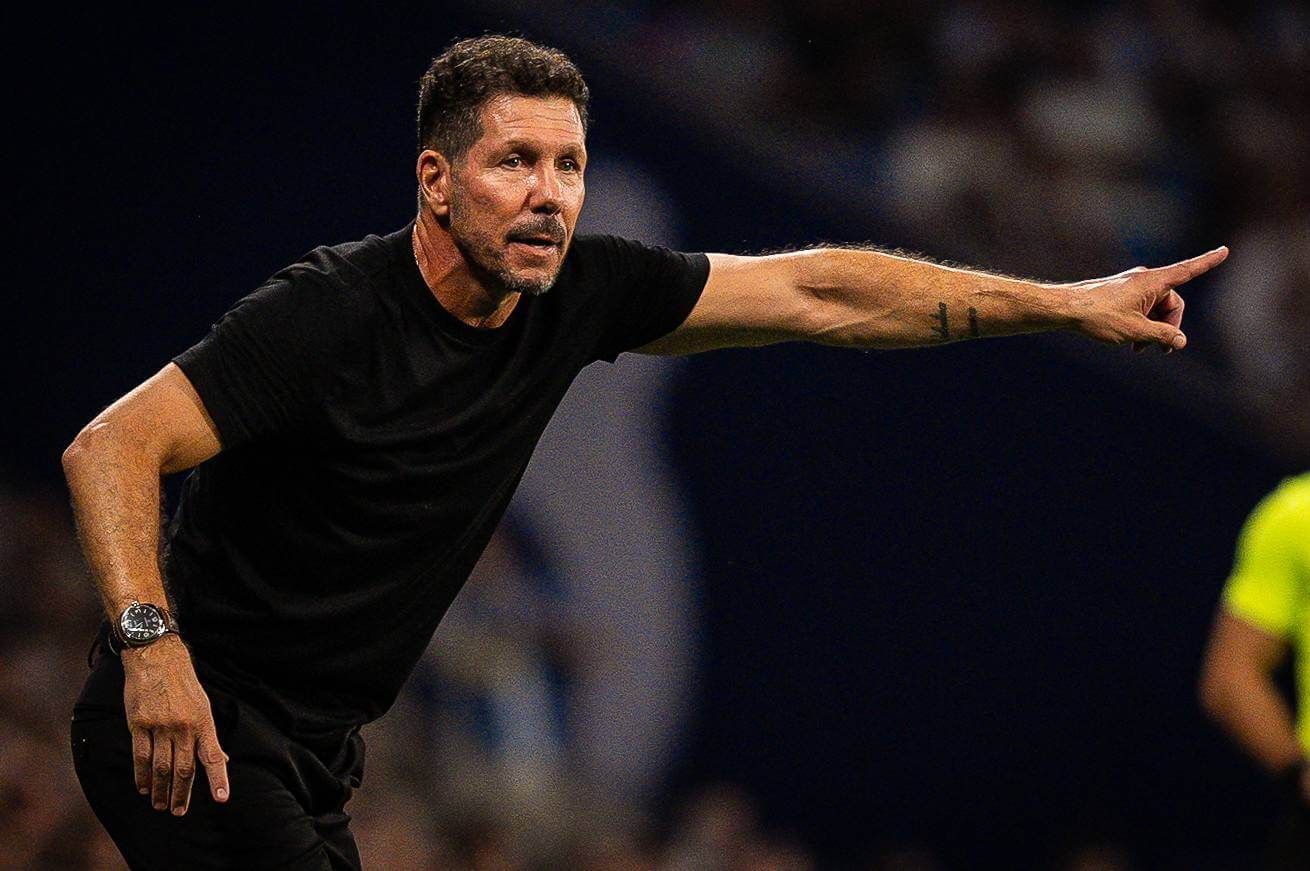  Simeone en un partido de LALIGA (Cordon Press)