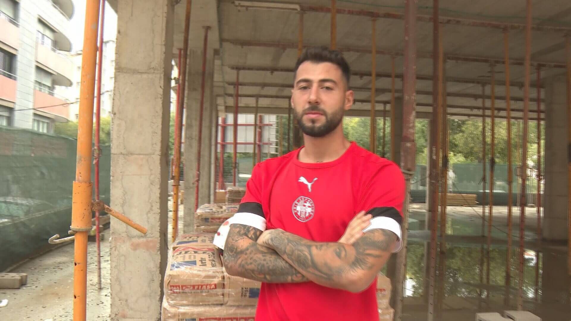 Agustín Mora, portero del Vic