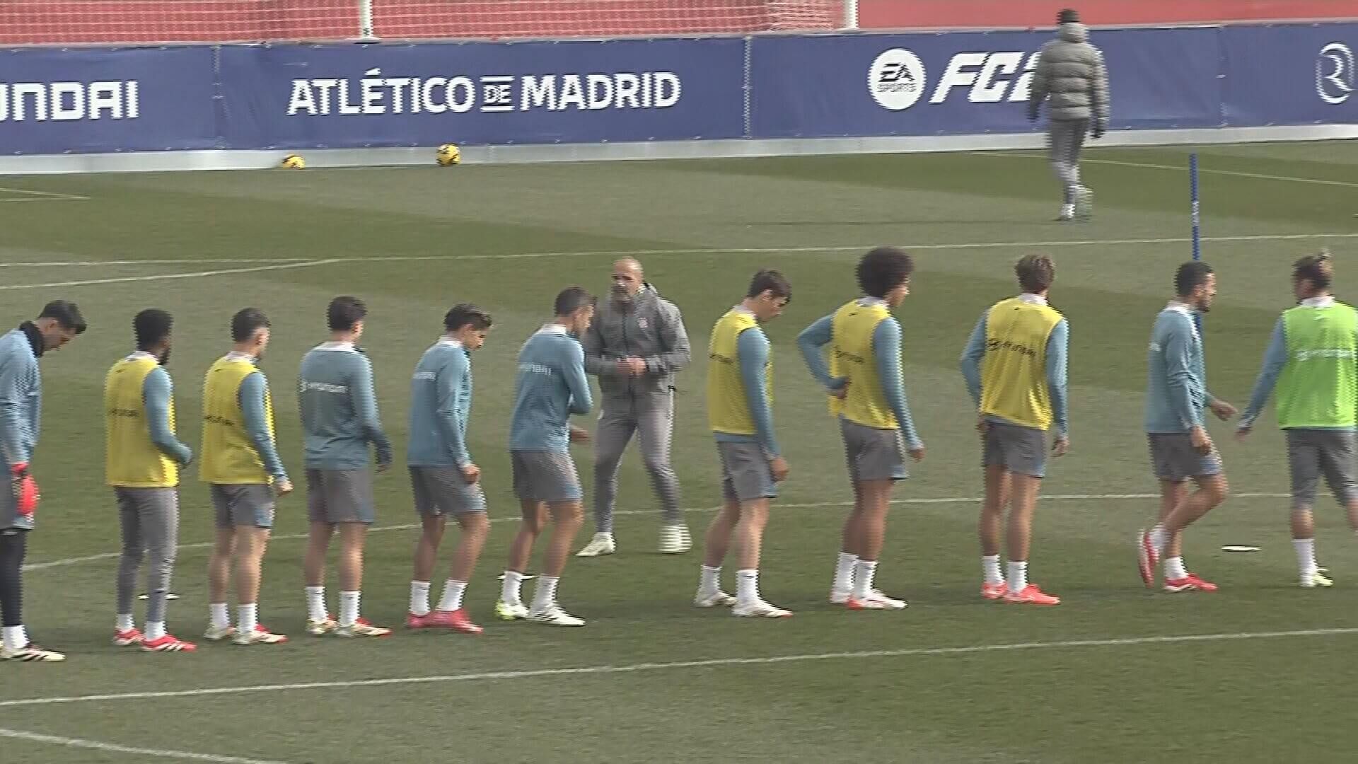  El ejercicio matemático en el entrenamiento del Atlético de Madrid (Fuente: ElDesmarque)