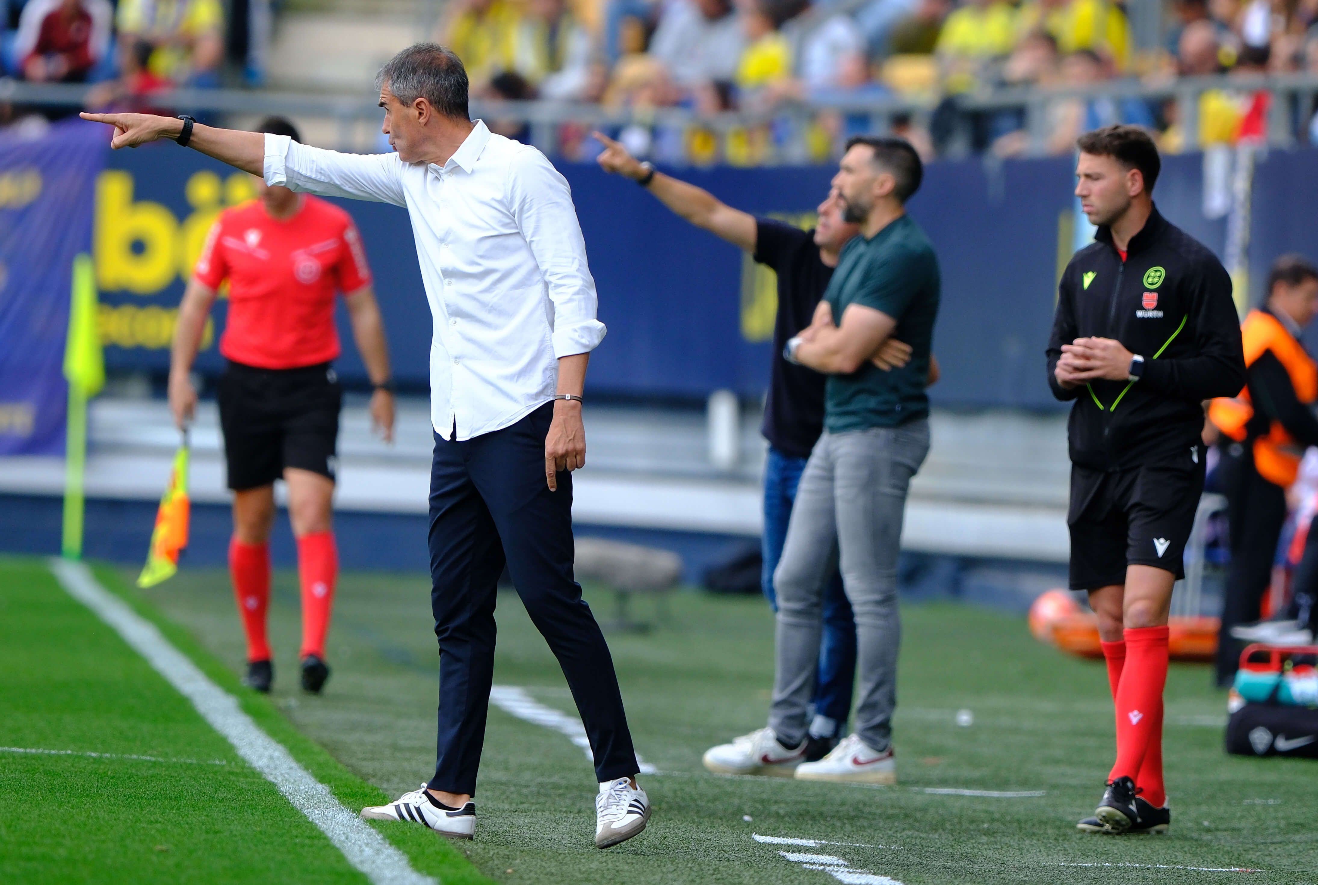 Gaizka Garitano, en el Cádiz-Elche.