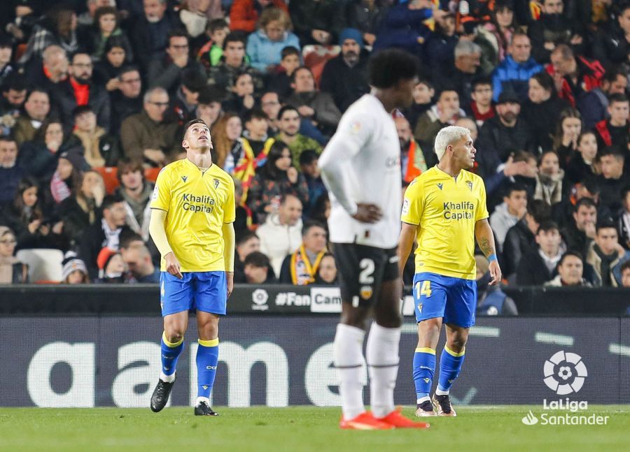  Alcaraz ante el Valencia en Mestalla.