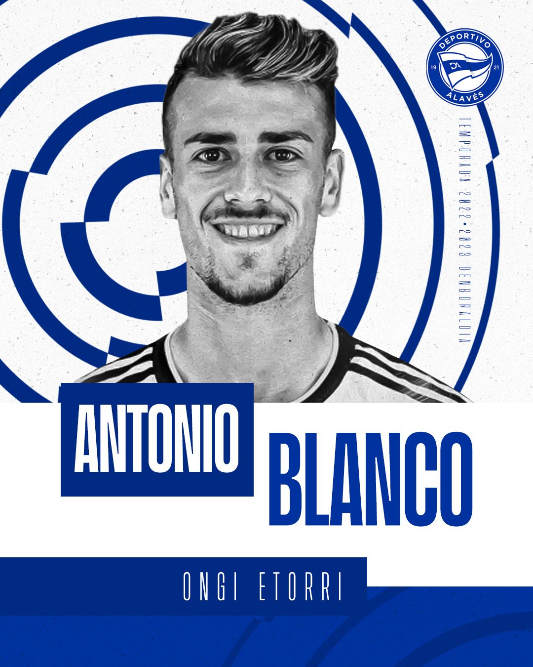 Antonio Blanco, nuevo jugador del Alavés (Foto: Twitter).