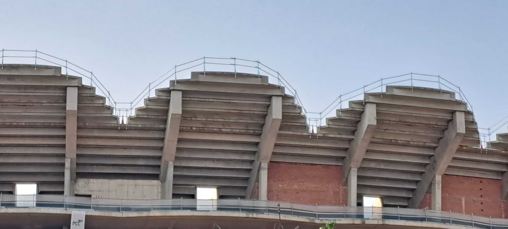 Avance de las obras del Nou Mestalla