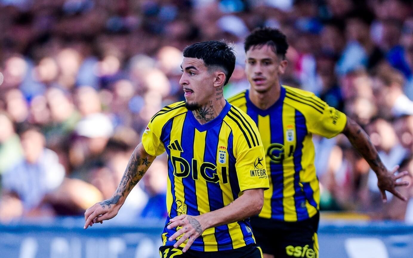  Brandon Domingues, en el Leganés-Real Oviedo.