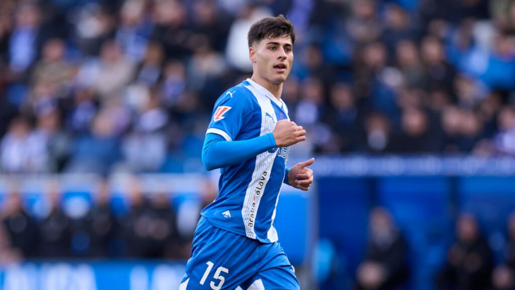  Carlos Martín en un partido con el Alavés (Fuente: Europa Press)