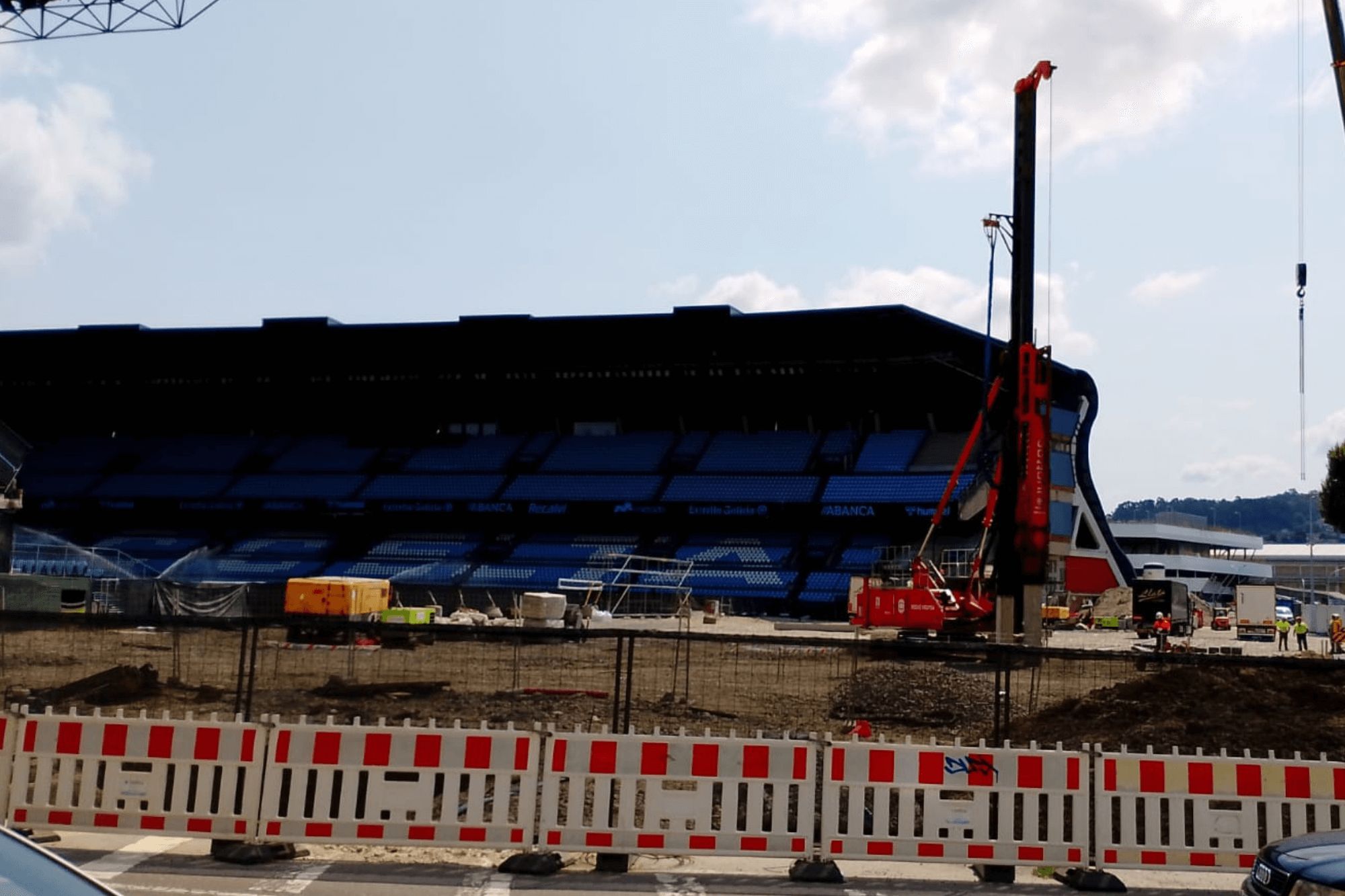 Reforma de la Grada de Gol en Balaídos.